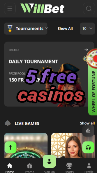 5 Free Casinos - Play with 5 Free Spins-www.bdqngd.com